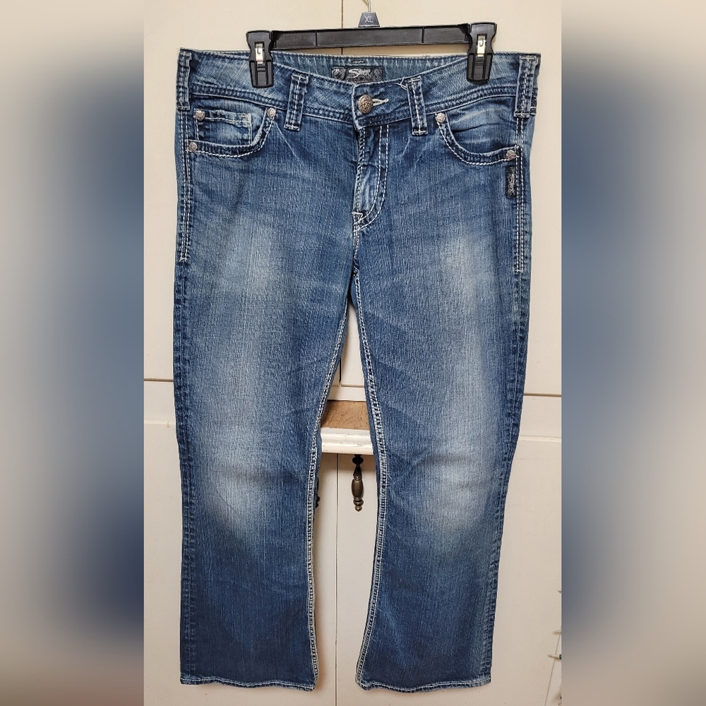 Silver Jeans Suki Surplus Blue Denim